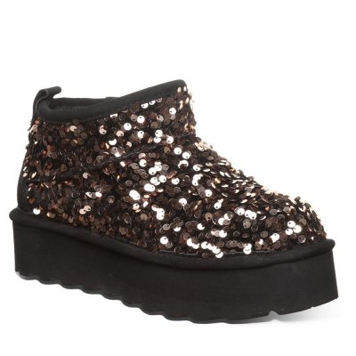 New Arrivals Bearpaw Women's Retro Super Shorty Sequin Gold Sequin New Arrivals Bearpaw Women's Retro Super Shorty Sequin Gold Sequin