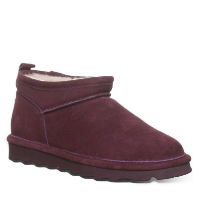 New Arrivals Bearpaw Women's Super Shorty Eggplant