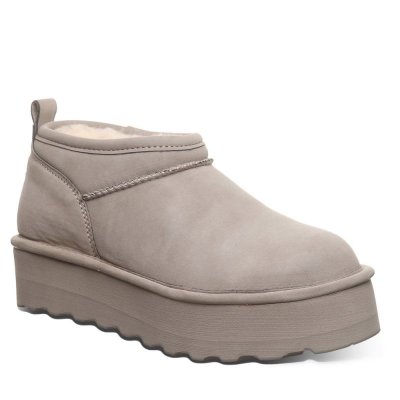 New Arrivals Bearpaw Women's Retro Super Shorty Vegan Stone New Arrivals Bearpaw Women's Retro Super Shorty Vegan Stone