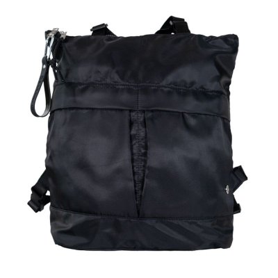 New Arrivals Bearpaw Women's Convertible Nylon Tote / Backpack Black New Arrivals Bearpaw Women's Convertible Nylon Tote / Backpack Black