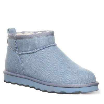 New Arrivals Bearpaw Women's Shorty Vegan Denim Blue New Arrivals Bearpaw Women's Shorty Vegan Denim Blue