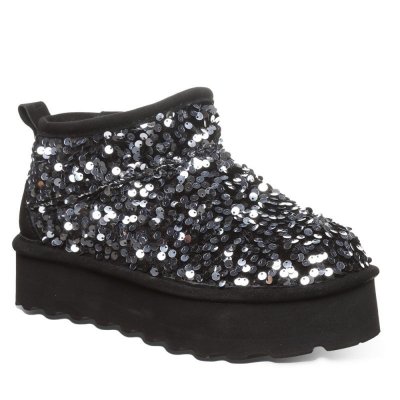 New Arrivals Bearpaw Women's Retro Super Shorty Sequin Silver Sequin New Arrivals Bearpaw Women's Retro Super Shorty Sequin Silver Sequin