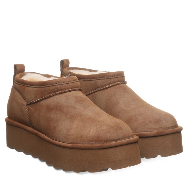 New Arrivals Bearpaw Women's Retro Super Shorty Vegan Gingersnap