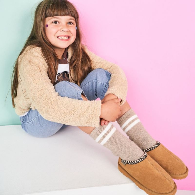 New Arrivals Bearpaw Kids' Tabitha Youth Iced Coffee