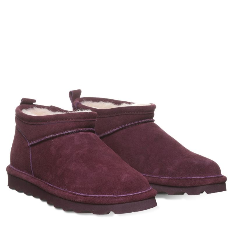 New Arrivals Bearpaw Women's Super Shorty Eggplant