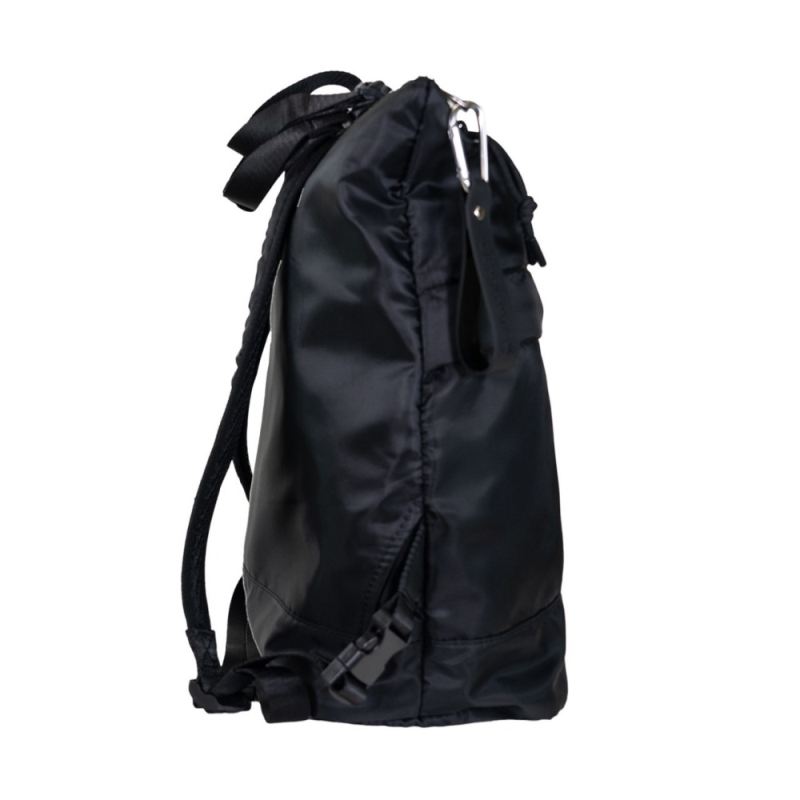 New Arrivals Bearpaw Convertible Nylon Tote / Backpack Black