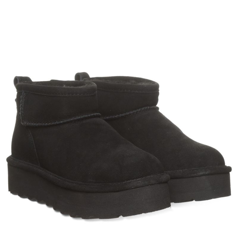 New Arrivals Bearpaw Women's Retro Shorty Black/Black