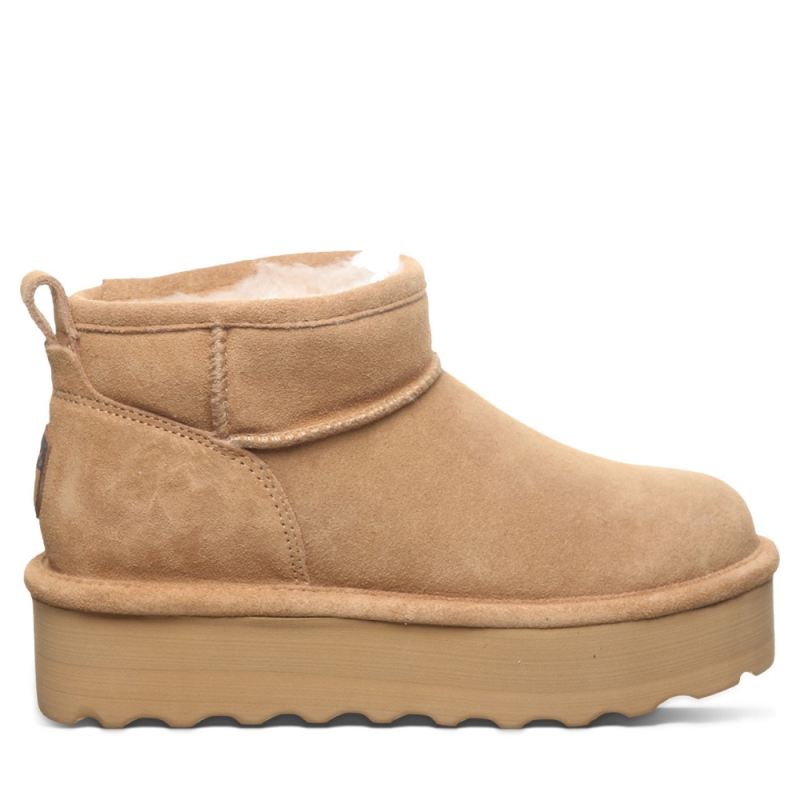 New Arrivals Bearpaw Women's Retro Shorty Iced Coffee Solid