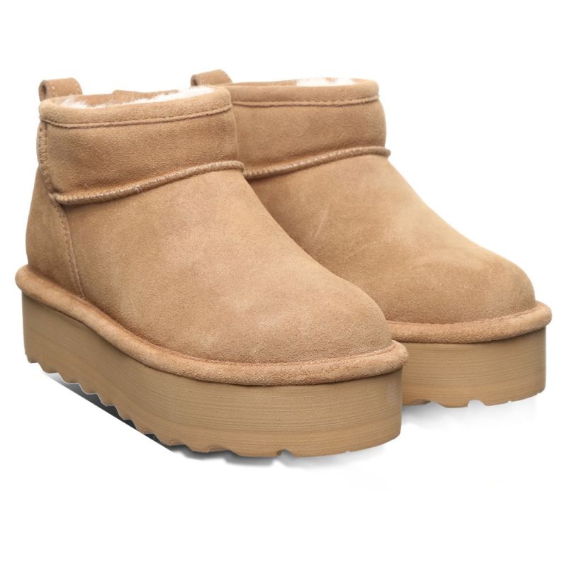 New Arrivals Bearpaw Women's Retro Shorty Iced Coffee Solid