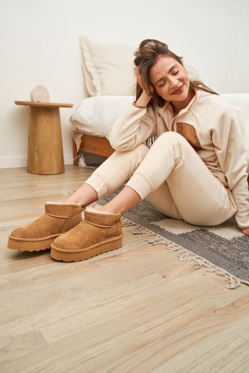 New Arrivals Bearpaw Women's Retro Shorty Iced Coffee Solid