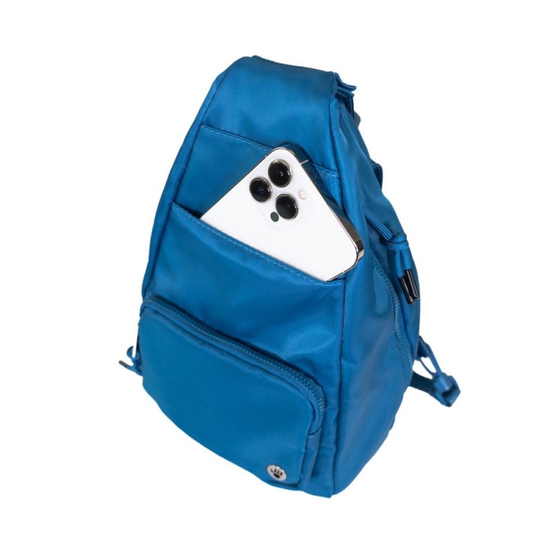 New Arrivals Bearpaw Women's Sporty Convertible Backpack/Sling Denim
