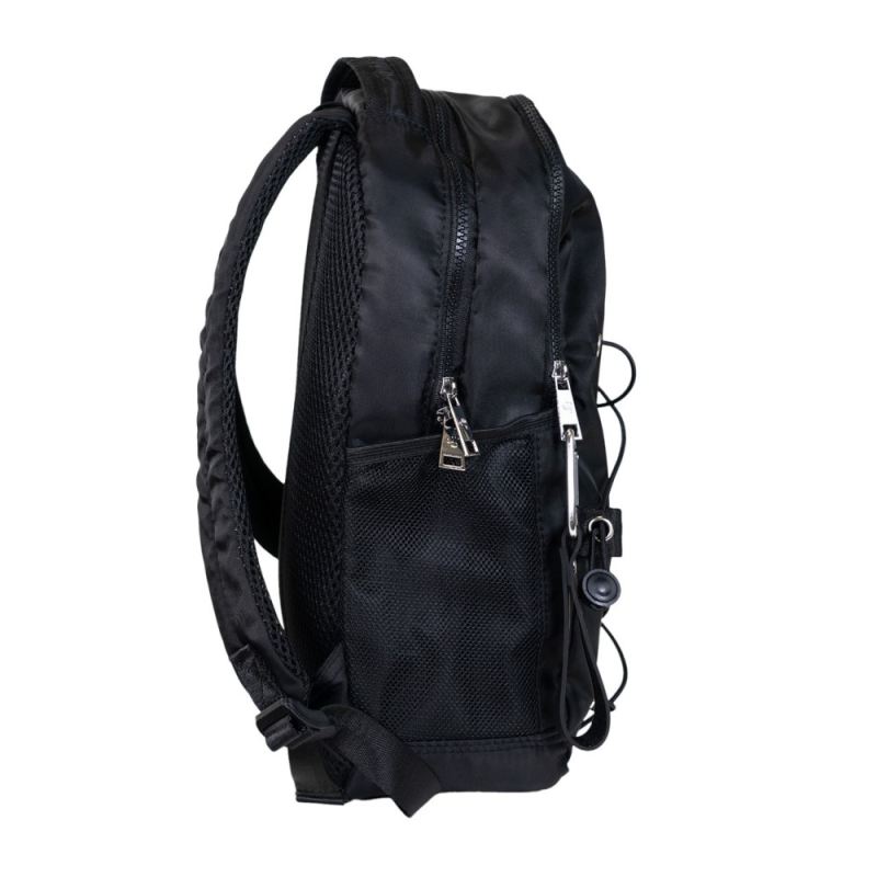 New Arrivals Bearpaw Men's Bungee Cord Backpack Black