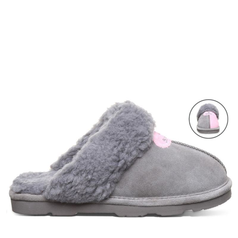 New Arrivals Bearpaw Women's Loki Duo Prism Pink/Charcoal