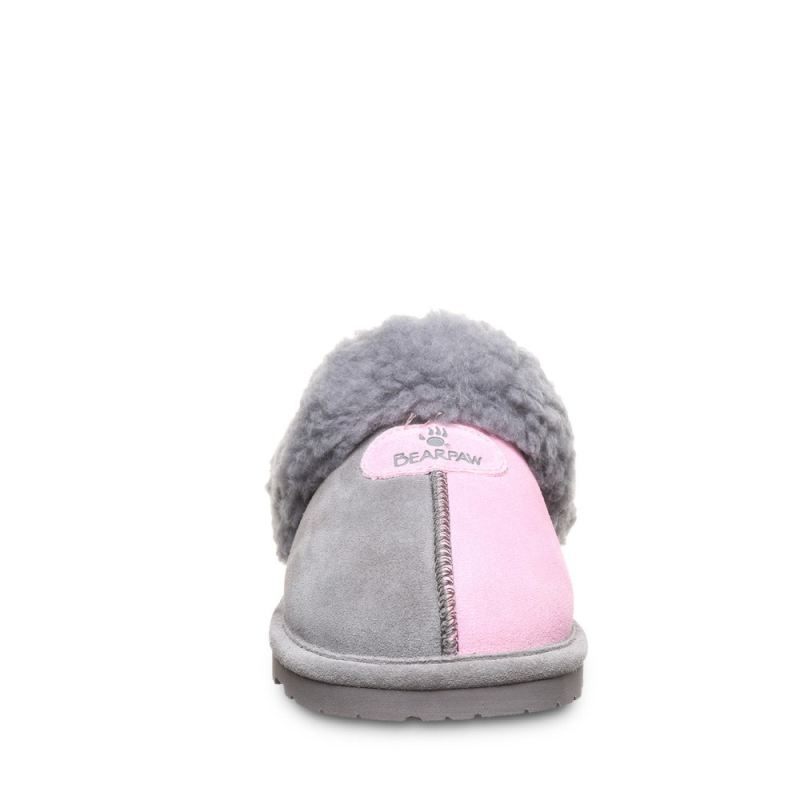 New Arrivals Bearpaw Women's Loki Duo Prism Pink/Charcoal
