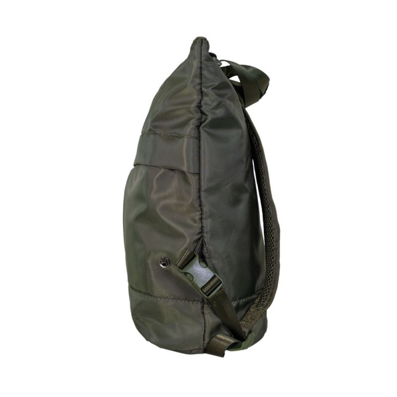 New Arrivals Bearpaw Women's Convertible Nylon Tote / Backpack Dark Olive