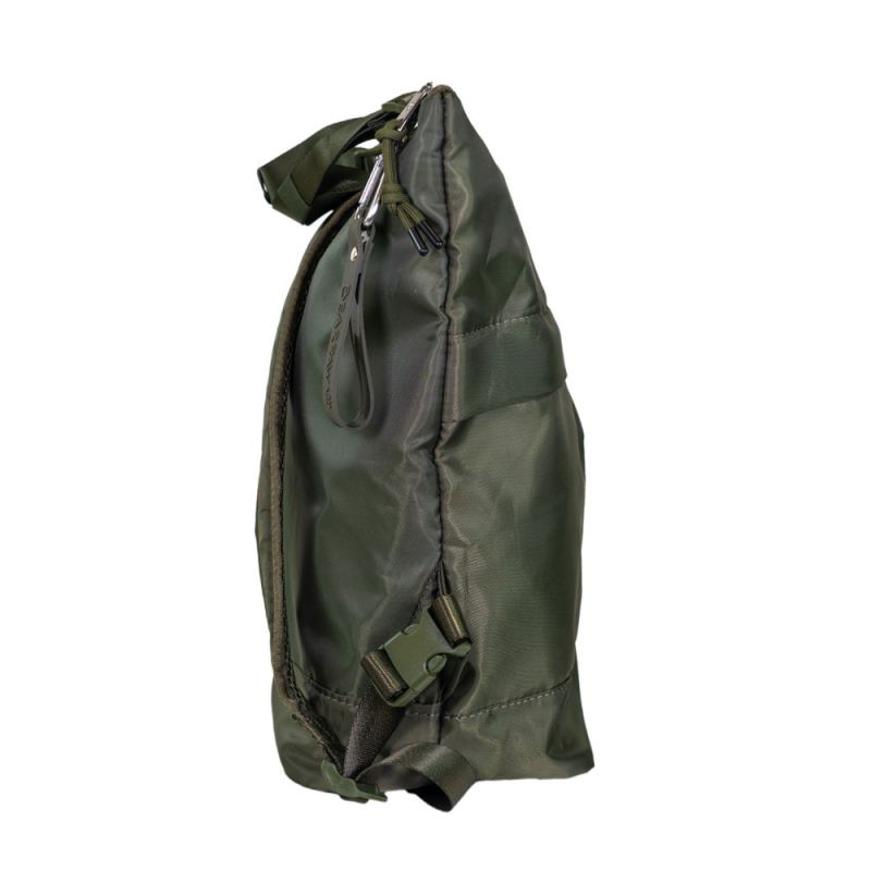 New Arrivals Bearpaw Women's Convertible Nylon Tote / Backpack Dark Olive