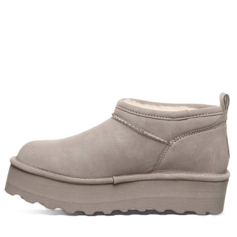 New Arrivals Bearpaw Women's Retro Super Shorty Vegan Stone