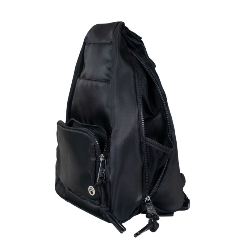 New Arrivals Bearpaw Men's Sporty Convertible Backpack/Sling Black