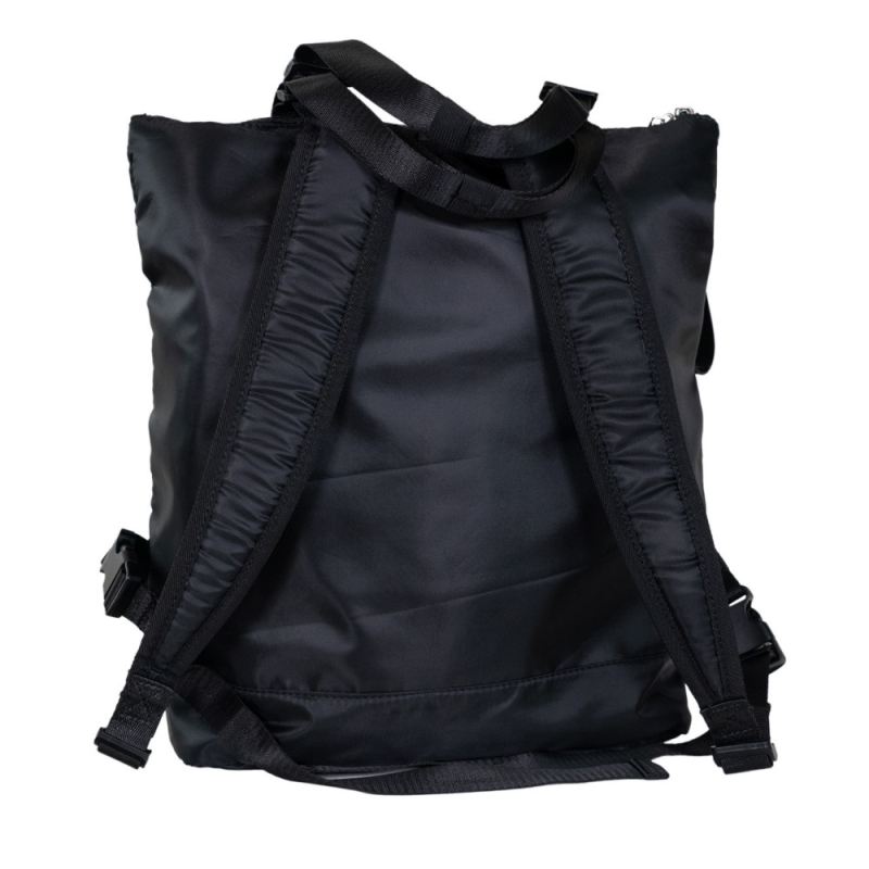 New Arrivals Bearpaw Women's Convertible Nylon Tote / Backpack Black