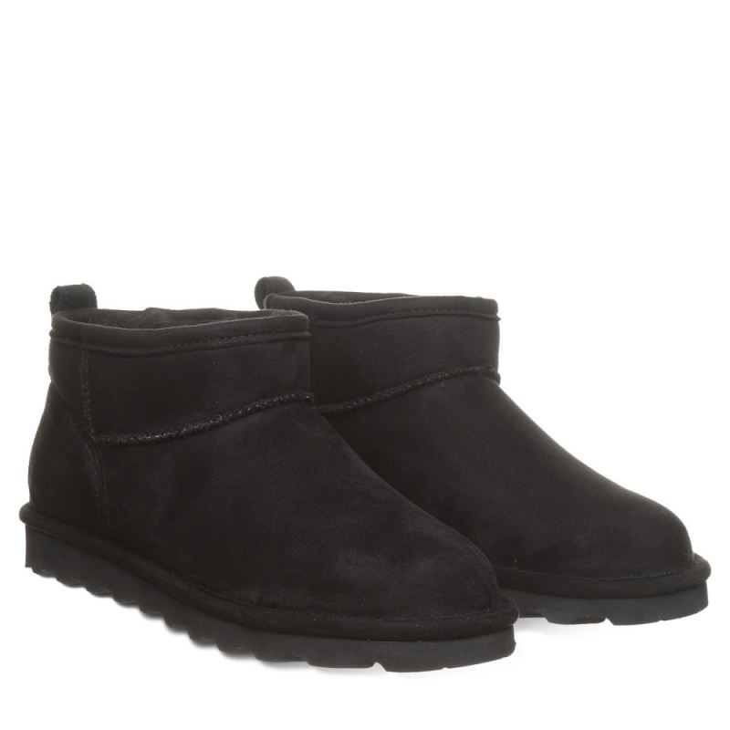 New Arrivals Bearpaw Women's Shorty Vegan Black