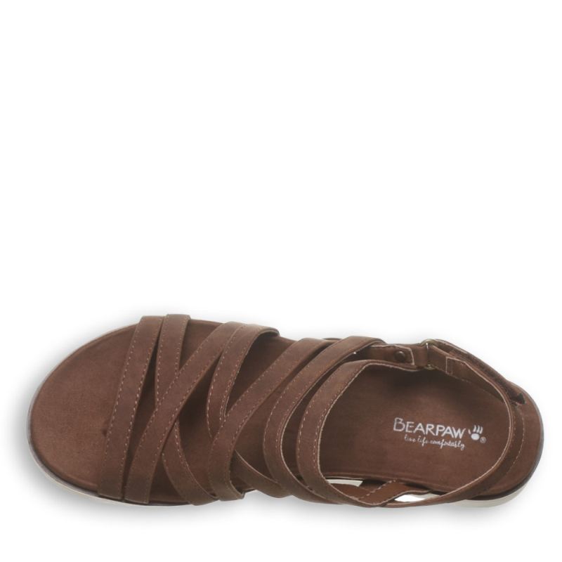 New Arrivals Bearpaw Women's Crete Dark Brown