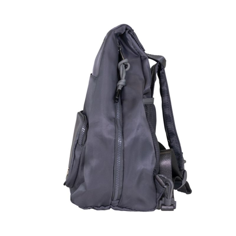 New Arrivals Bearpaw Sporty Convertible Backpack/Sling Dark Gray