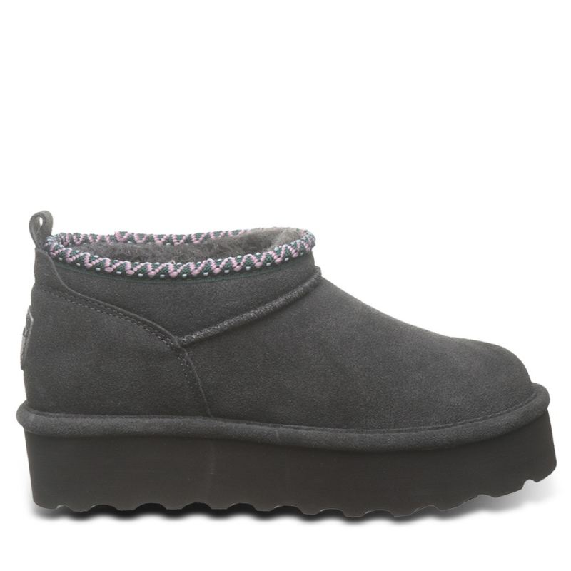New Arrivals Bearpaw Women's Retro Super Shorty Deco Graphite