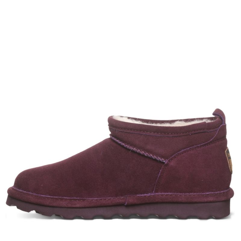 New Arrivals Bearpaw Women's Super Shorty Wide Eggplant