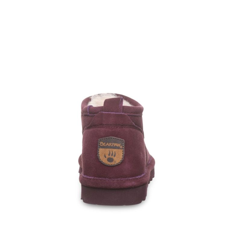 New Arrivals Bearpaw Women's Super Shorty Wide Eggplant