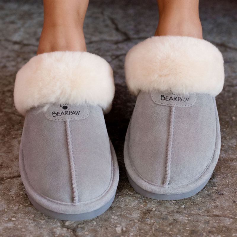 New Arrivals Bearpaw Women's Loki Gray Fog