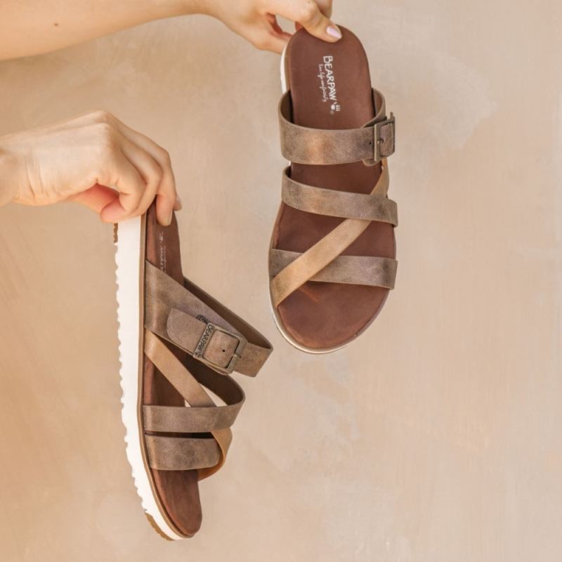 New Arrivals Bearpaw Women's Rhodes Brown