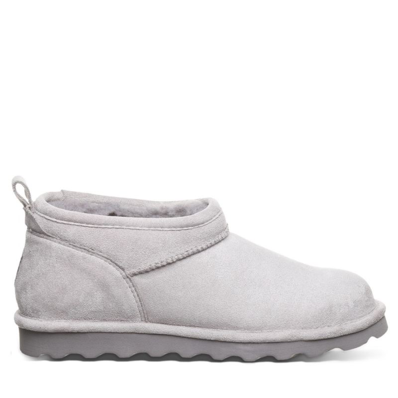 New Arrivals Bearpaw Women's Super Shorty Vegan Gray Fog