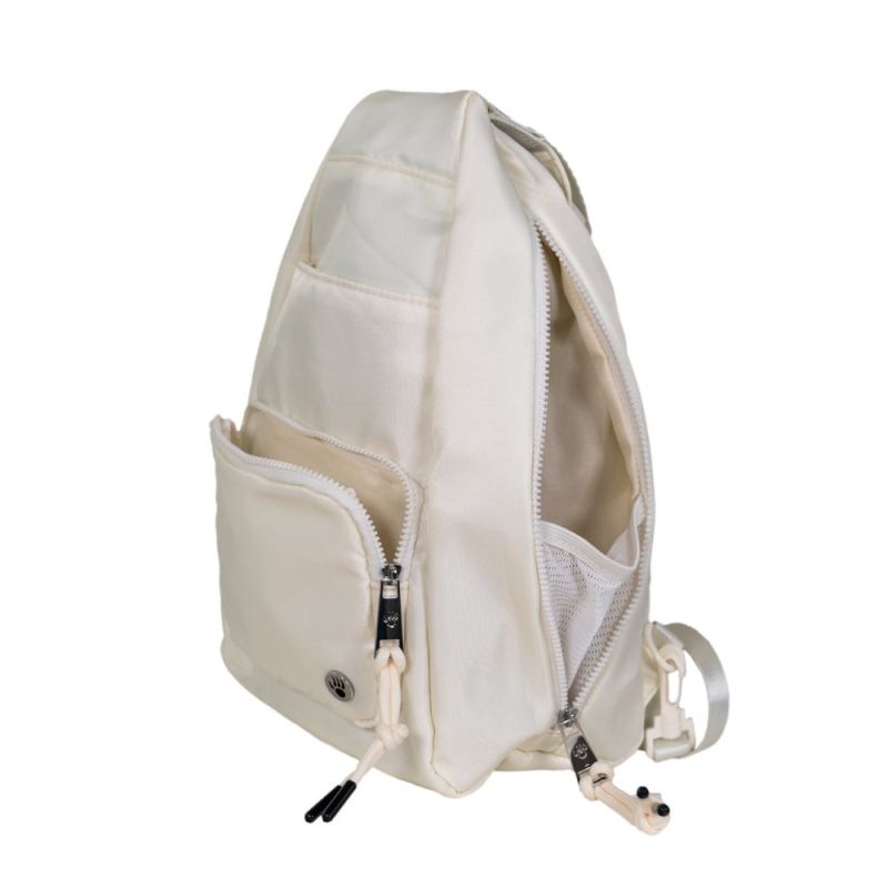 New Arrivals Bearpaw Women's Sporty Convertible Backpack/Sling Ivory