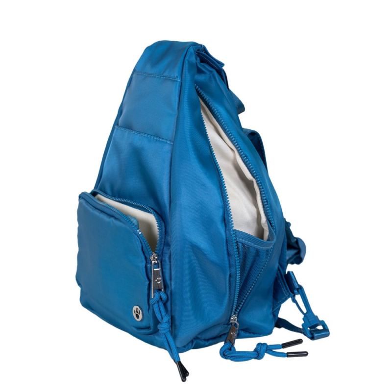 New Arrivals Bearpaw Sporty Convertible Backpack/Sling Denim