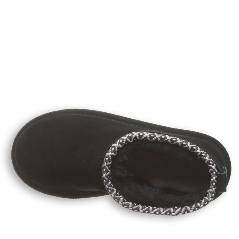 New Arrivals Bearpaw Kids' Super Shorty Deco Youth Black