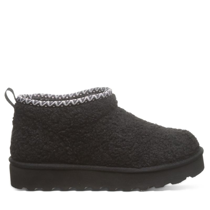 New Arrivals Bearpaw Women's Snuggle Daphne Deco Black