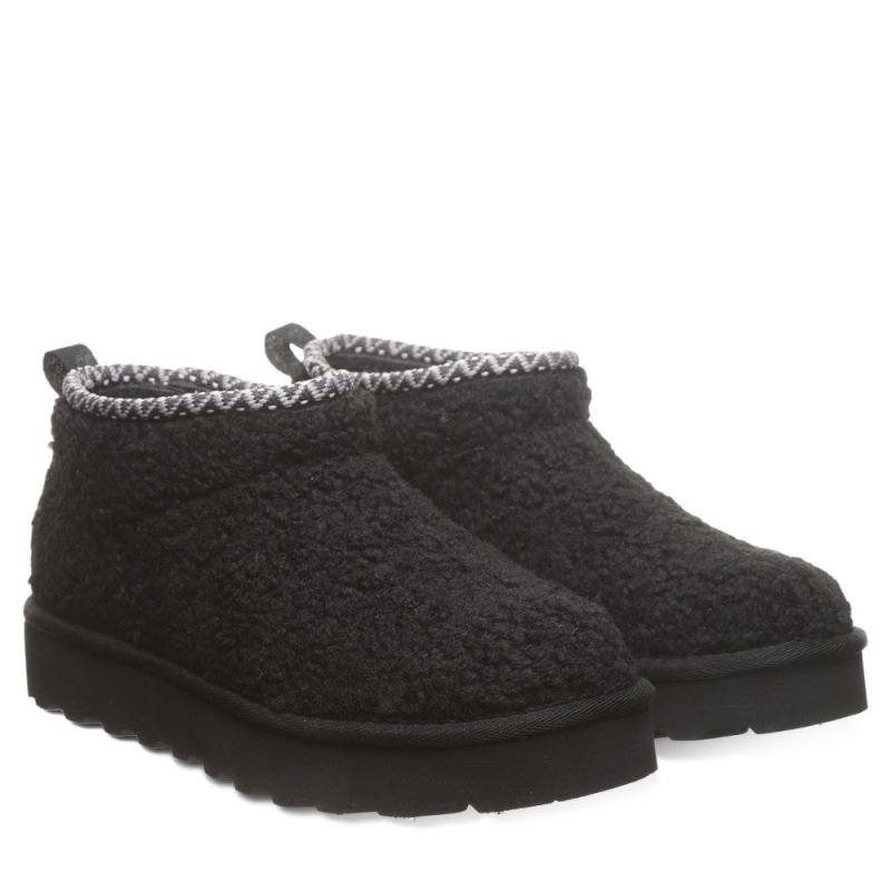 New Arrivals Bearpaw Women's Snuggle Daphne Deco Black