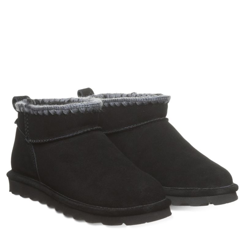 New Arrivals Bearpaw Women's Shorty Crochet Black