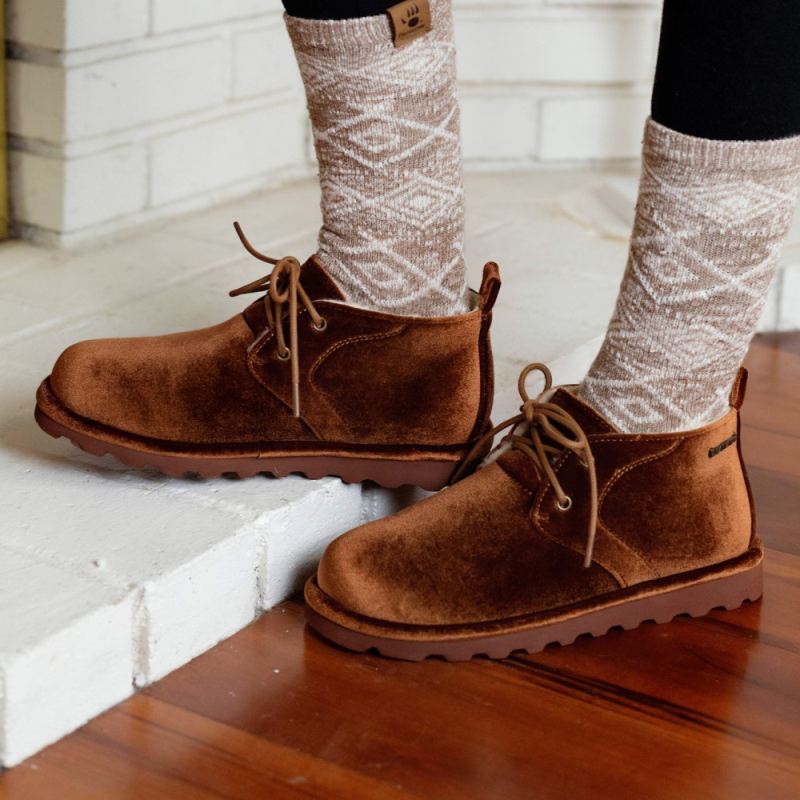 New Arrivals Bearpaw Women's Skye Carmel Velvet