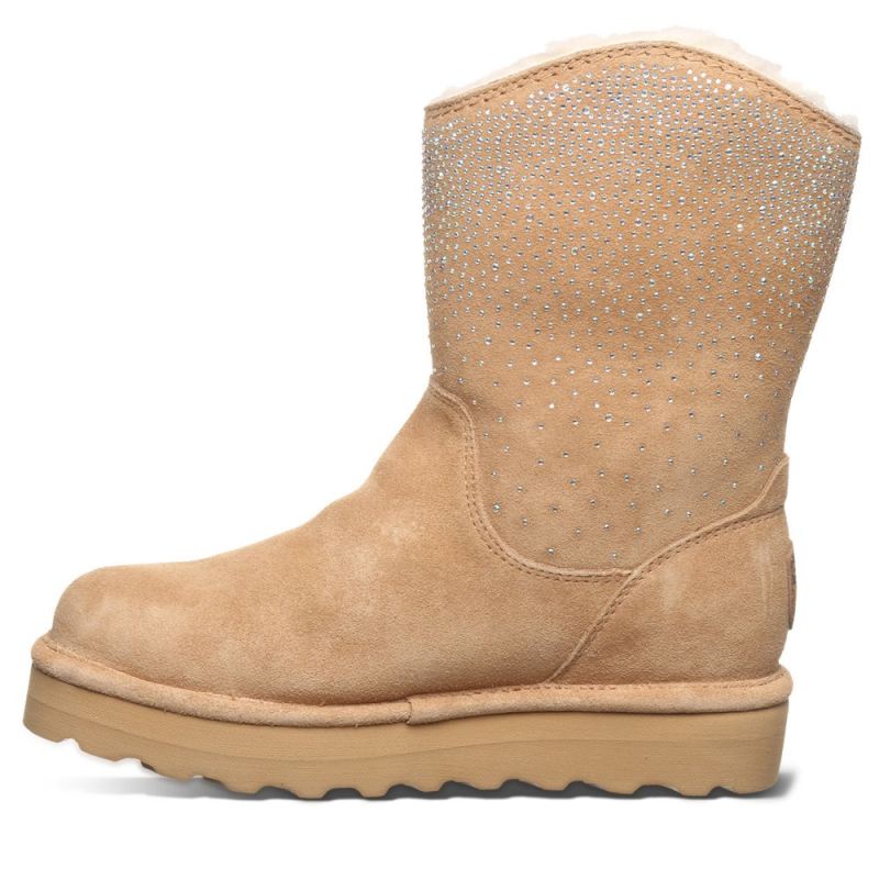 New Arrivals Bearpaw Women's Glam Platform Lo Iced Coffee Solid