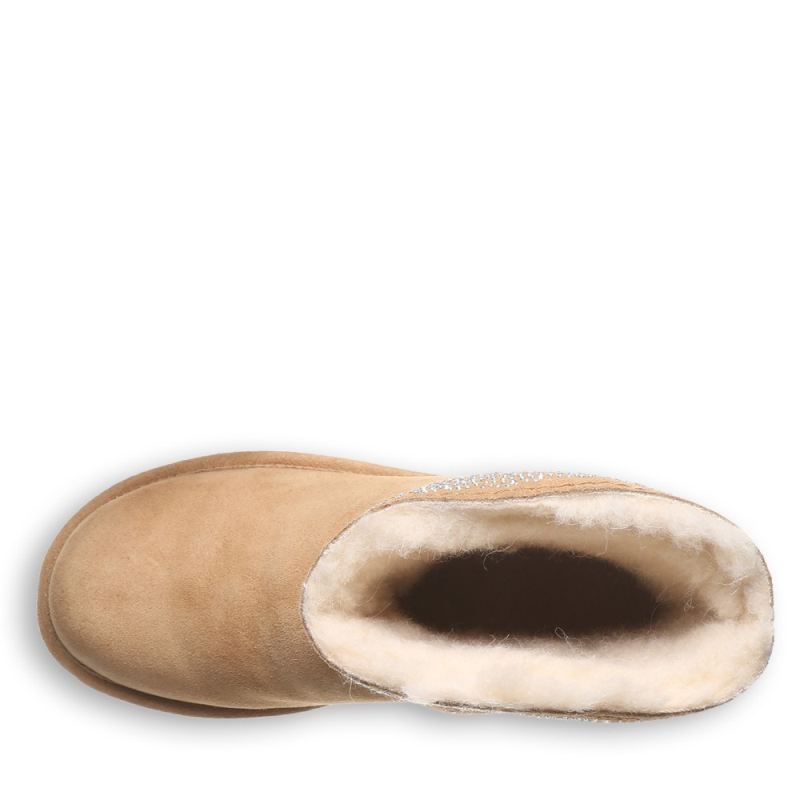 New Arrivals Bearpaw Women's Glam Platform Lo Iced Coffee Solid