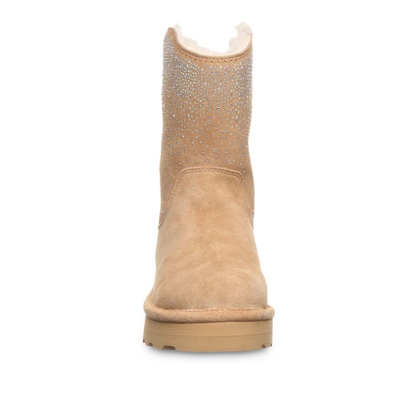 New Arrivals Bearpaw Women's Glam Platform Lo Iced Coffee Solid