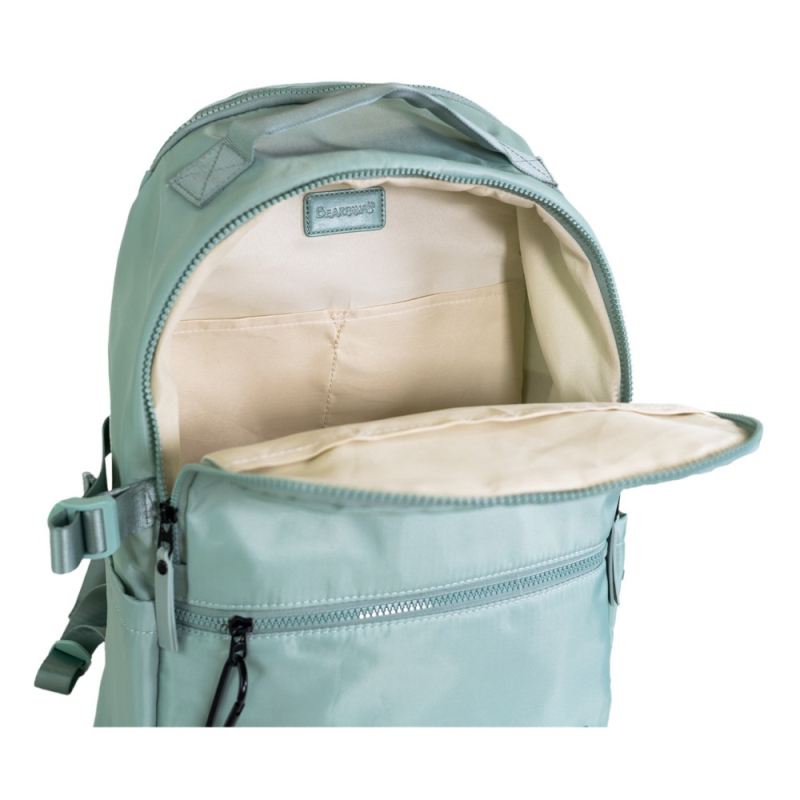 New Arrivals Bearpaw Women's Sporty Nylon Square Backpack Sage