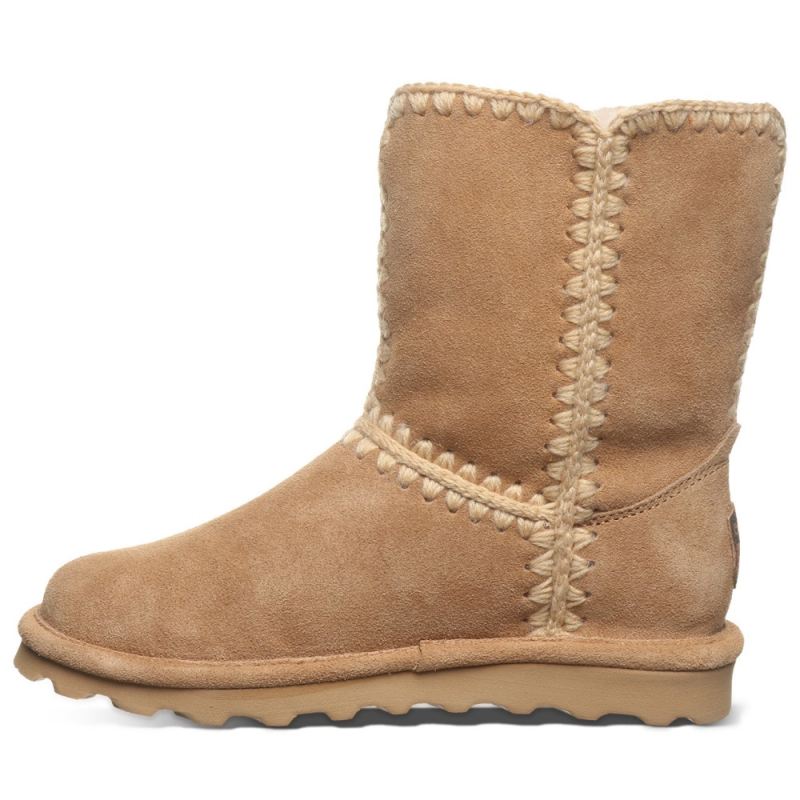 New Arrivals Bearpaw Women's Elle Short Crochet Iced Coffee