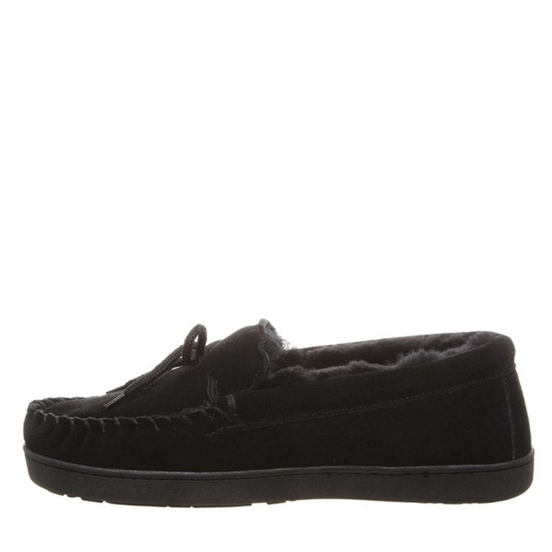New Arrivals Bearpaw Men's Moc II Wide Black