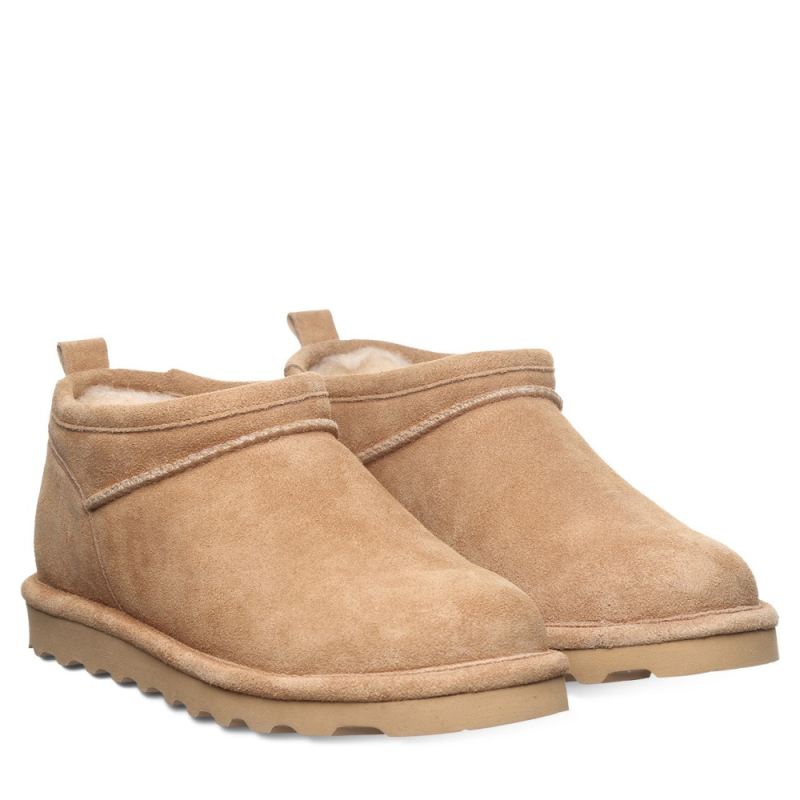New Arrivals Bearpaw Women's Super Shorty Wide Iced Coffee