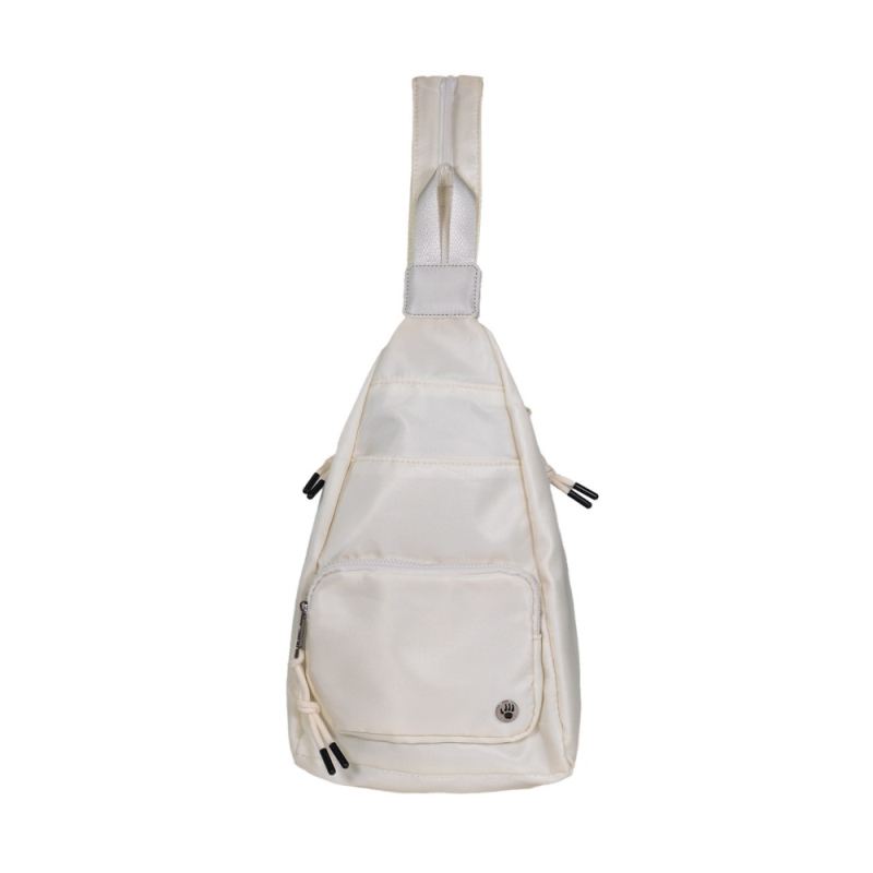 New Arrivals Bearpaw Men's Sporty Convertible Backpack/Sling Ivory