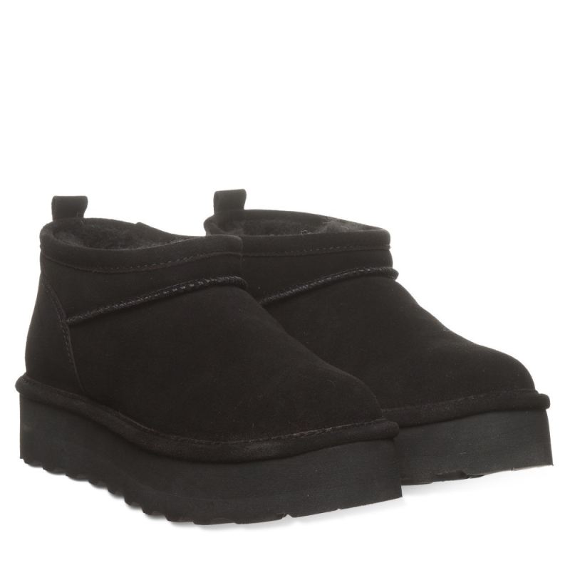 New Arrivals Bearpaw Women's Retro Super Shorty Black