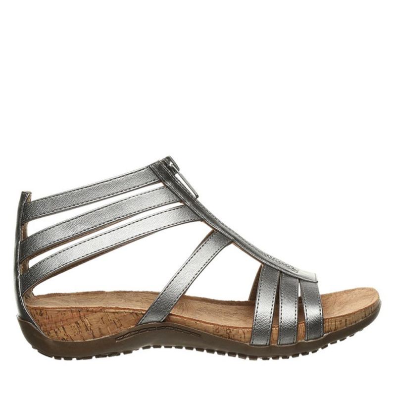New Arrivals Bearpaw Women's Layla Wide Gunmetal