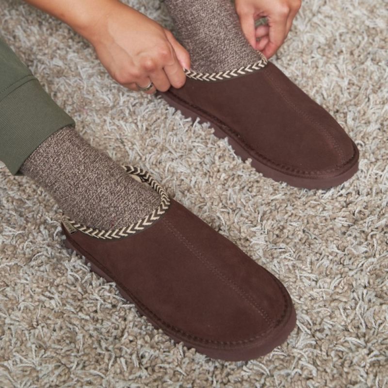 New Arrivals Bearpaw Men's Beau Walnut